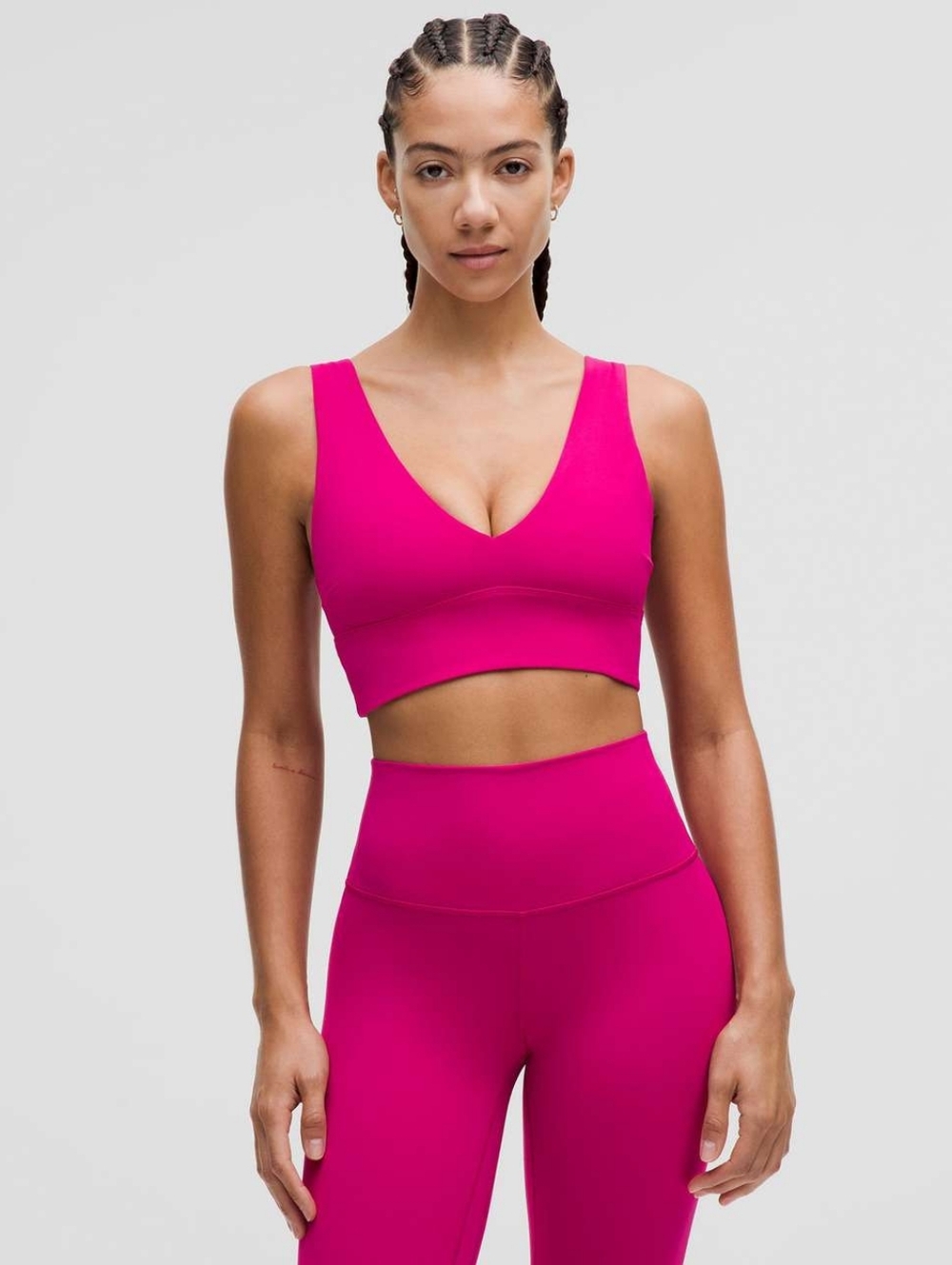 Lululemon Align V-Neck Bra *Light Support, C/D Cup Ripened Raspberry